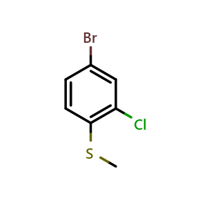 1-Bromo-3-chloro-4-(methylthio)benzene