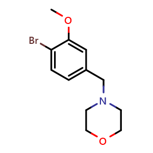 4-(4-Bromo-3-methoxybenzyl)morpholine