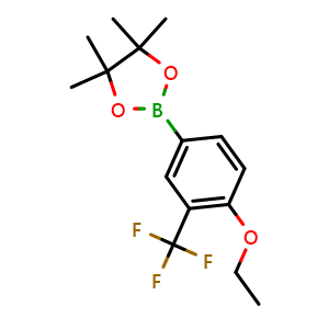 2-(4-ethoxy-3-(trifluoromethyl)phenyl)-4,4,5,5-tetramethyl-1,3,2-dioxaborolane