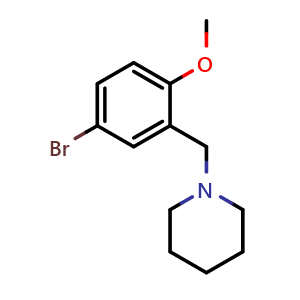 1-(5-Bromo-2-methoxybenzyl)piperidine