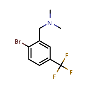 2-Bromo-N,N-dimethyl-5-(trifluoromethyl)benzenemethanamine