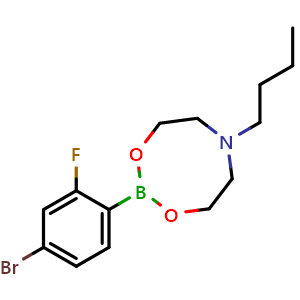 4-Bromo-2-fluorophenylboronic acid N-butyldiethanolamine ester