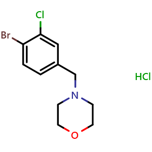 4-[(4-Bromo-3-chlorophenyl)methyl]-morpholine hydrochloride