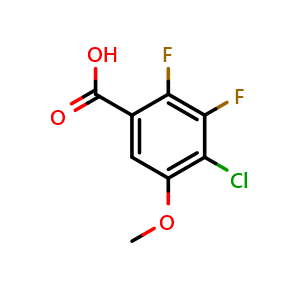 4-Chloro-2,3-difluoro-5-methoxybenzoic acid