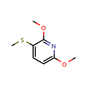 2,6-Dimethoxy-3-(methylsulfanyl)pyridine