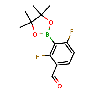 2,4-difluoro-3-(4,4,5,5-tetramethyl-1,3,2-dioxaborolan-2-yl)benzaldehyde
