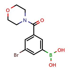 5-Bromo-3-(morpholine-4-carbonyl)phenylboronic acid