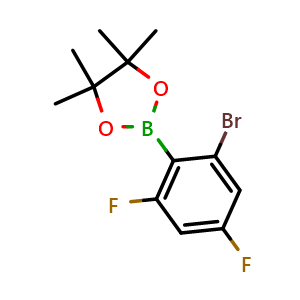 2-(2-bromo-4,6-difluorophenyl)-4,4,5,5-tetramethyl-1,3,2-dioxaborolane