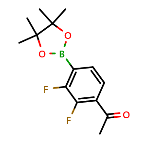 1-(2,3-difluoro-4-(4,4,5,5-tetramethyl-1,3,2-dioxaborolan-2-yl)phenyl)ethan-1-one