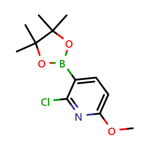 2-chloro-6-methoxy-3-(4,4,5,5-tetramethyl-1,3,2-dioxaborolan-2-yl)pyridine