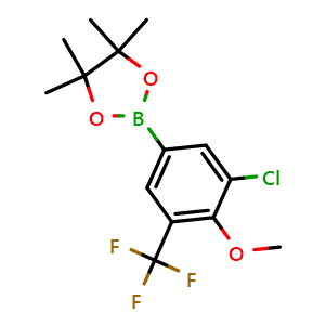 2-(3-Chloro-4-methoxy-(5-trifluoromethyl)phenyl)-4,4,5,5-tetramethyl-1,3,2-dioxaborolane