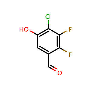4-Chloro-2,3-difluoro-5-hydroxybenzaldehyde