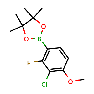 2-(3-chloro-2-fluoro-4-methoxyphenyl)-4,4,5,5-tetramethyl-1,3,2-dioxaborolane