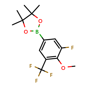 2-(3-fluoro-4-methoxy-5-(trifluoromethyl)phenyl)-4,4,5,5-tetramethyl-1,3,2-dioxaborolane