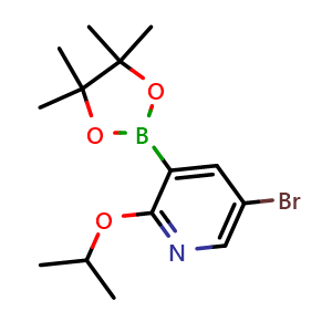 5-bromo-2-isopropoxy-3-(4,4,5,5-tetramethyl-1,3,2-dioxaborolan-2-yl)pyridine