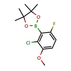 2-(2-chloro-6-fluoro-3-methoxyphenyl)-4,4,5,5-tetramethyl-1,3,2-dioxaborolane