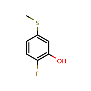 2-Floro-5-(methylsulfanyl)phenol