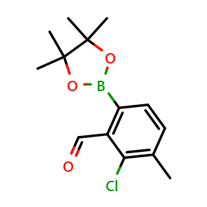 2-chloro-3-methyl-6-(4,4,5,5-tetramethyl-1,3,2-dioxaborolan-2-yl)benzaldehyde