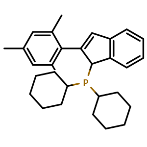 Dicyclohexyl(2-mesityl-1H-inden-1-yl)phosphine