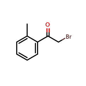 Chemical structure of 2-Bromo-1-o-tolyl-ethanone , CAS 51012-65-8, AChemBlock O28087