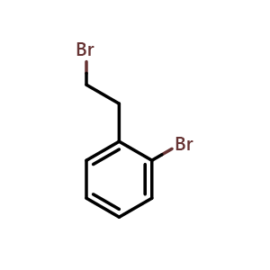Chemical structure of 2-Bromophenethyl bromide , CAS 1074-15-3, AChemBlock O28100