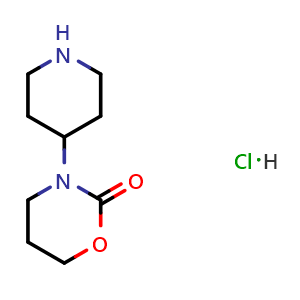 3-(Piperidin-4-yl)-1,3-oxazinan-2-one hydrochloride