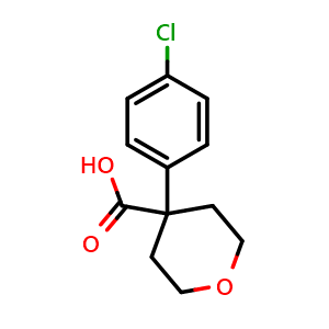 4-(4-Chlorophenyl)oxane-4-carboxylic acid