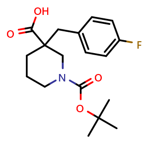 1-Boc-3-(4-fluorobenzyl)-3-carboxypiperidine