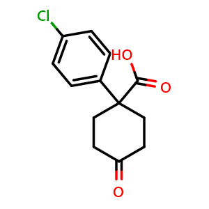 1-(4-Chlorophenyl)-4-oxocyclohexanecarboxylic acid