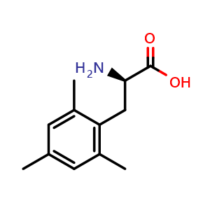 Chemical structure of 2,4,6-Trimethyl-D-phenylalanine , CAS 146277-48-7, AChemBlock O28450