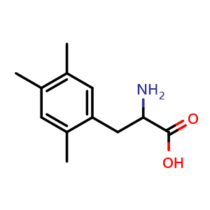 Chemical structure of 2,4,5-Trimethyl-DL-phenylalanine , CAS 603106-26-9, AChemBlock O28516