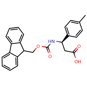 Chemical structure of Fmoc-4-Methyl-D-b-phenylalanine , CAS 479064-98-7, AChemBlock O28602