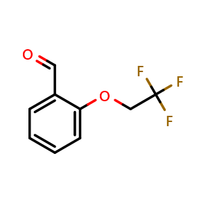 Chemical structure of 2-(2,2,2-Trifluoroethoxy)-benzaldehyde , CAS 145742-43-4, AChemBlock O28778