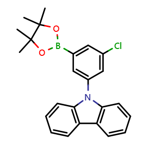 9-(3-chloro-5-(4,4,5,5-tetramethyl-1,3,2-dioxaborolan-2-yl)phenyl)-9H-carbazole