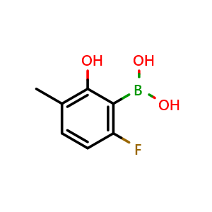 6-Fluoro-2-hydroxy-3-methylphenylboronic acid