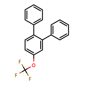 Chemical structure of 3,4-Diphenyl-1-(trifluoromethoxy)benzene , CAS 2121515-35-1, AChemBlock O29069