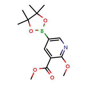 methyl 2-methoxy-5-(4,4,5,5-tetramethyl-1,3,2-dioxaborolan-2-yl)nicotinate
