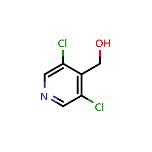 Chemical structure of (3,5-Dichloropyridin-4-yl)methanol , CAS 159783-46-7, AChemBlock O29162