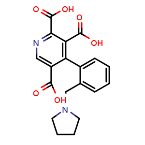 Chemical structure of 2-(1-Pyrrolidinylmethyl)phenylbronic acid , CAS 878289-40-8, AChemBlock O29165