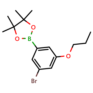 2-(3-bromo-5-propoxyphenyl)-4,4,5,5-tetramethyl-1,3,2-dioxaborolane