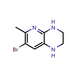 7-bromo-1,2,3,4-tetrahydro-6-methylpyrido[2,3-b]pyrazine