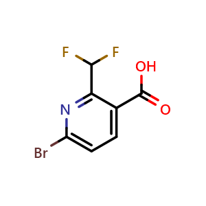 6-bromo-2-(difluoromethyl)pyridine-3-carboxylic acid