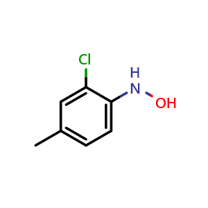Chemical structure of 2-chloro-N-hydroxy-4-methylbenzenamine , CAS 146019-40-1, AChemBlock O29263