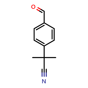 2-(4-formylphenyl)-2-methylpropanenitrile
