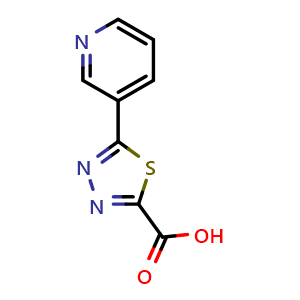 5-(pyridin-3-yl)-1,3,4-thiadiazole-2-carboxylic acid