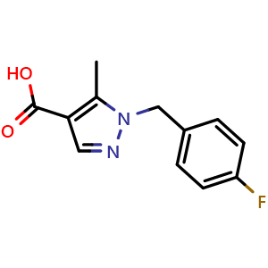 1-(4-fluorobenzyl)-5-methyl-1H-pyrazole-4-carboxylic acid