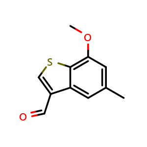 7-methoxy-5-methylbenzo[b]thiophene-3-carbaldehyde