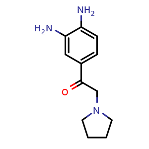 1-(3,4-diaminophenyl)-2-(pyrrolidin-1-yl)ethanone