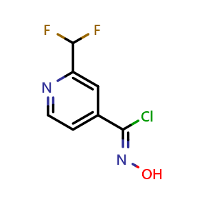 2-(difluoromethyl)-N-hydroxyisonicotinimidoyl chloride