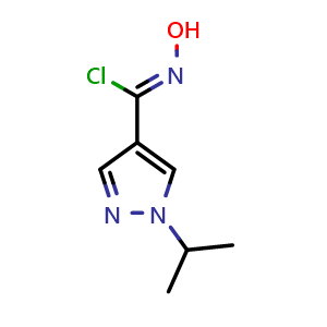 N-hydroxy-1-isopropyl-1H-pyrazole-4-carbimidoyl chloride